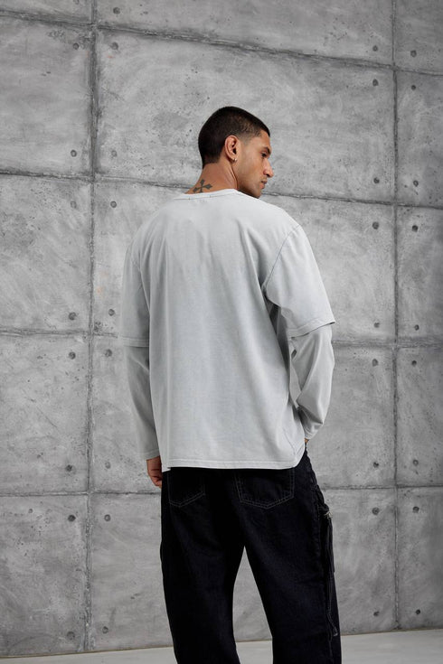 Unisex "Post Malone" Graphic T-Shirt – Layered Oversized Pullover