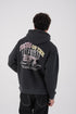 Unisex Washed Graphic Hoodie – "Survival of the Fittest" Print