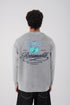 Unisex Washed Graphic Sweatshirt – "Reasonable" Back Print