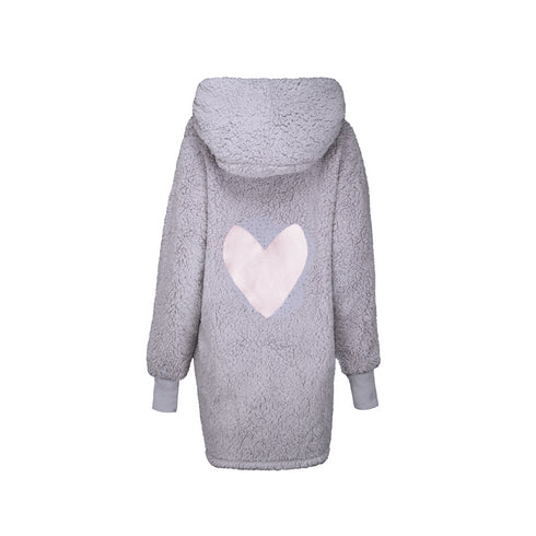 Classic Heart Sherpa Lounger Jacket