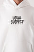 Usual Suspect Graphic Hoodie - Unisex Oversize Sweatshirt