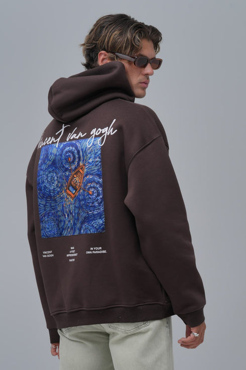 Van Gogh "Starry Night" Graphic Hoodie