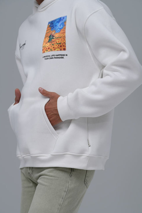 Van Gogh "Starry Night" Graphic Hoodie