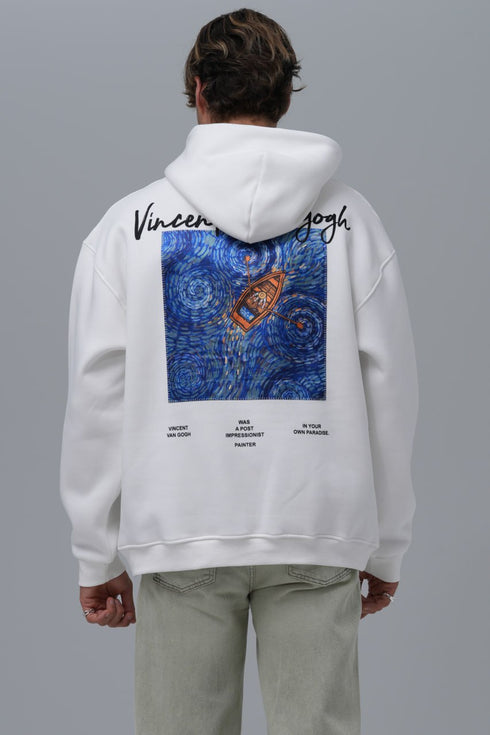 Van Gogh "Starry Night" Graphic Hoodie