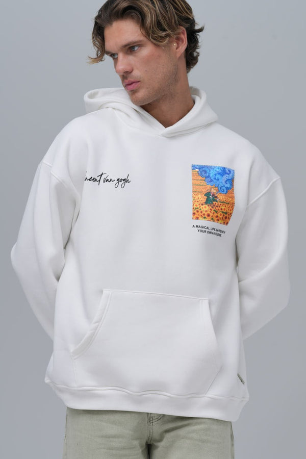 Van Gogh "Starry Night" Graphic Hoodie