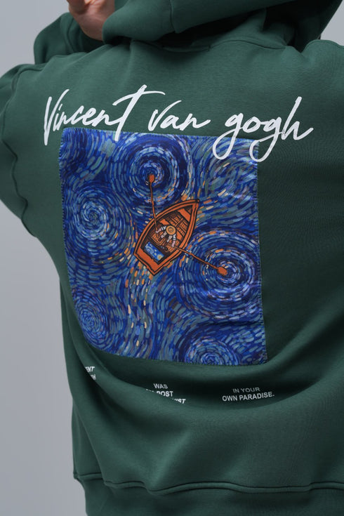 Van Gogh "Starry Night" Graphic Hoodie