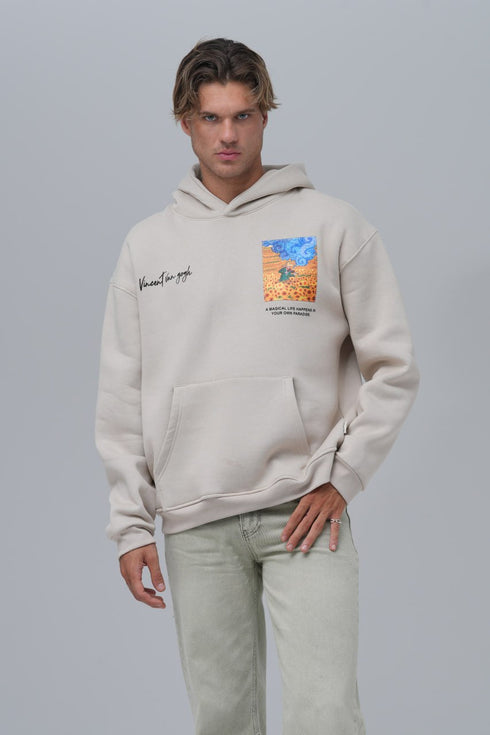 Van Gogh "Starry Night" Graphic Hoodie