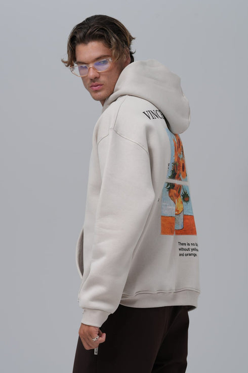 Van Gogh "Sunflowers" Graphic Hoodie