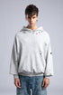 Vintage Distressed Hoodie - Oversized Washed Pullover Sweatshirt