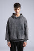 Vintage Distressed Hoodie - Oversized Washed Pullover Sweatshirt