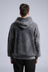 Vintage Distressed Hoodie - Oversized Washed Pullover Sweatshirt