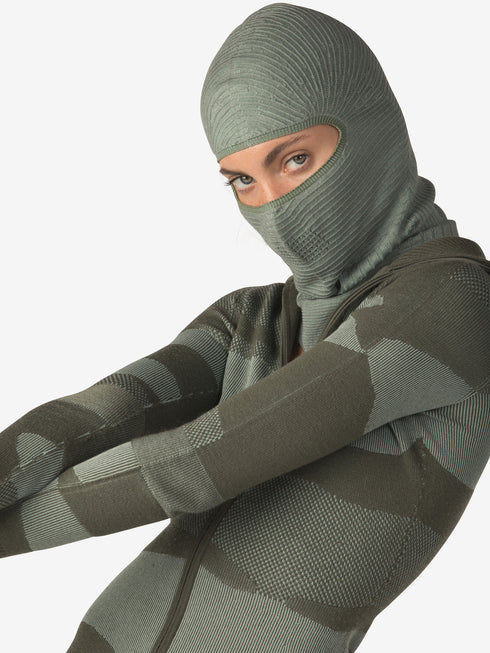 Merino Airwarm Bodysuit- Stone Green