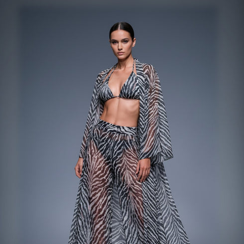 Luxe Beach Kimono / ZEBRA
