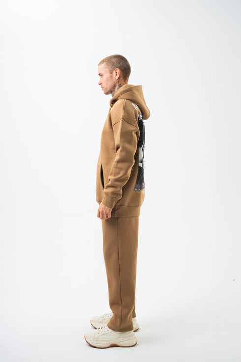 Oversize 'Money Power' Graphic Hoodie – Heavyweight Streetwear Sweatshirt