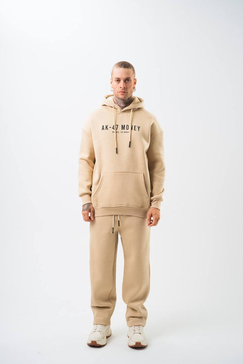 Oversize 'Money Power' Graphic Hoodie – Heavyweight Streetwear Sweatshirt