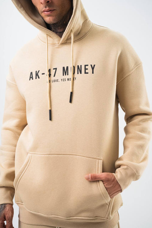 Oversize 'Money Power' Graphic Hoodie – Heavyweight Streetwear Sweatshirt
