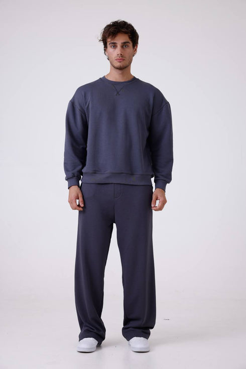 Unisex Baggy Fit Oversize Sweatshirt & Jogger Set - Heavyweight Tracksuit