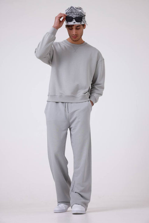 Unisex Baggy Fit Oversize Sweatshirt & Jogger Set - Heavyweight Tracksuit