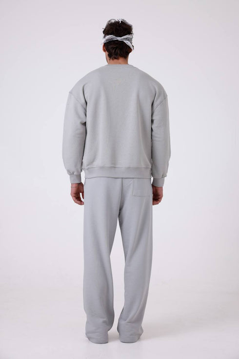 Unisex Baggy Fit Oversize Sweatshirt & Jogger Set - Heavyweight Tracksuit