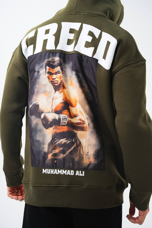 Oversize 'Creed' Muhammad Ali Graphic Hoodie - Boxing Inspired Streetwear Sweatshirt