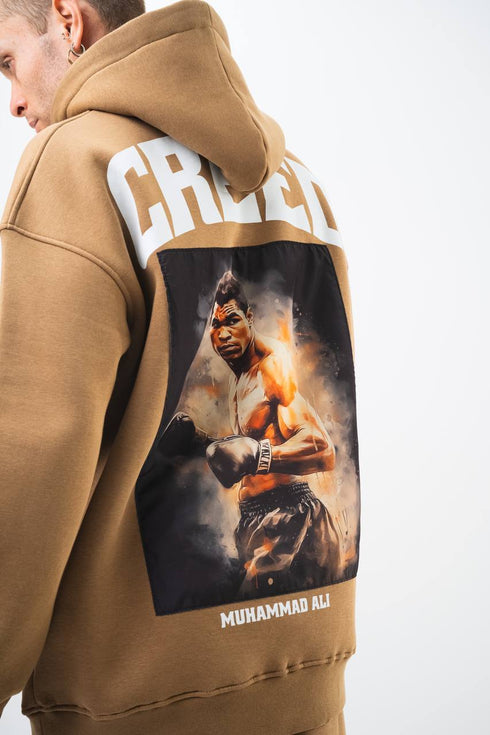 Oversize 'Creed' Muhammad Ali Graphic Hoodie - Boxing Inspired Streetwear Sweatshirt