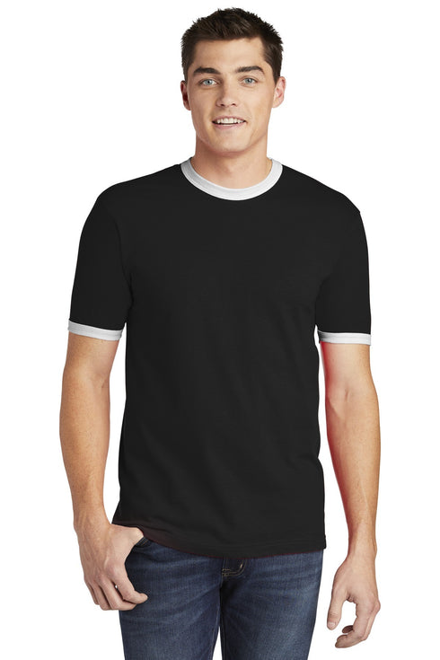American Apparel Fine Jersey Ringer T-Shirt 2410W