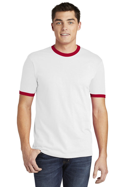 American Apparel Fine Jersey Ringer T-Shirt 2410W
