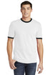 American Apparel Fine Jersey Ringer T-Shirt 2410W