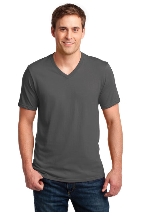 Anvil 100% Combed Ring Spun Cotton V-Neck T-Shirt 982