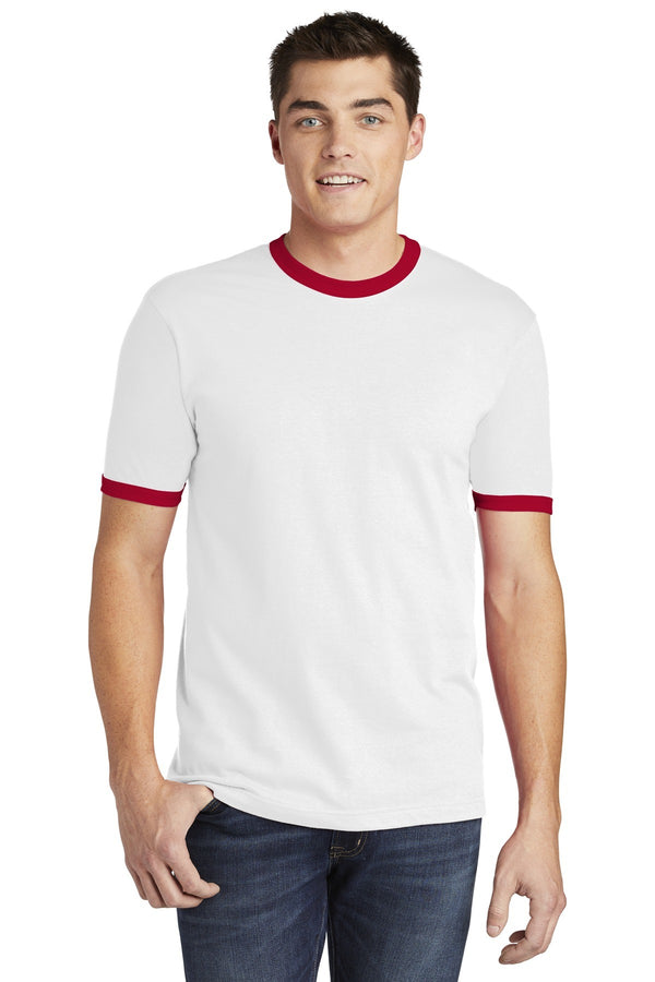 American Apparel Fine Jersey Ringer T-Shirt 2410W