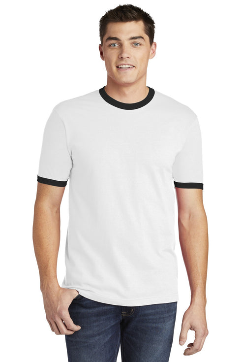 American Apparel Fine Jersey Ringer T-Shirt 2410W
