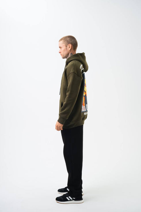 Oversize 'Escobar' Graphic Hoodie - Streetwear Hooded Sweatshirt 'Plata o Plomo'