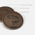 Americana Trout Coasters