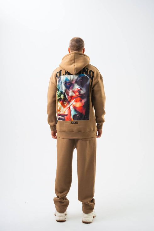 Flaming "Joker" Graphic Unisex Hoodie – Edgy Streetwear