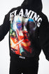 Flaming "Joker" Graphic Unisex Hoodie – Edgy Streetwear