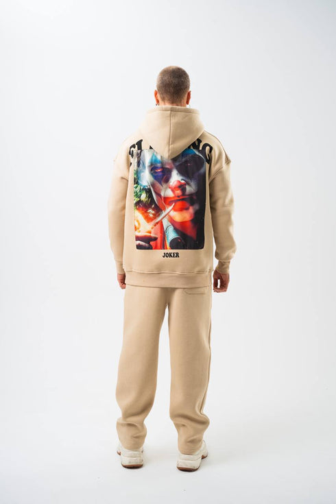 Flaming "Joker" Graphic Unisex Hoodie – Edgy Streetwear