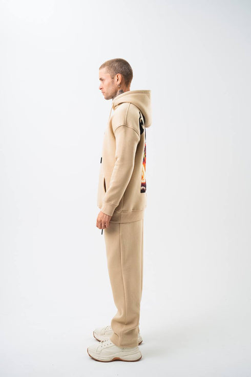 Flaming "Joker" Graphic Unisex Hoodie – Edgy Streetwear