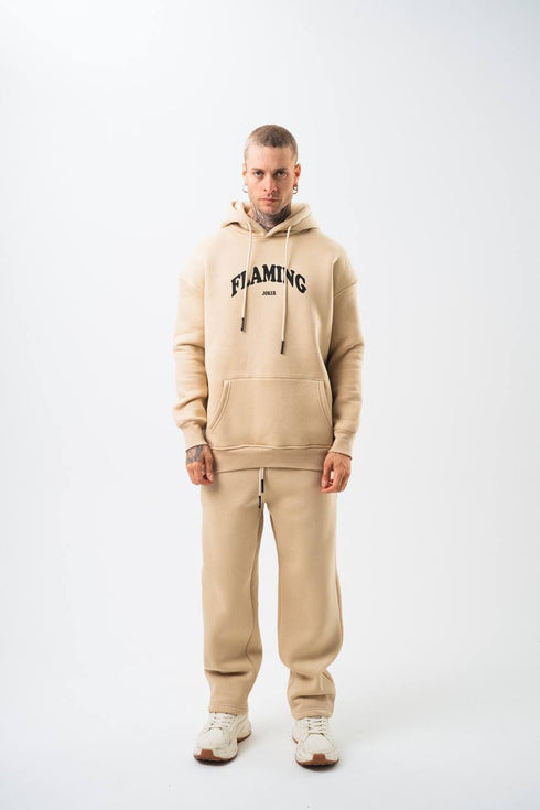 Flaming "Joker" Graphic Unisex Hoodie – Edgy Streetwear