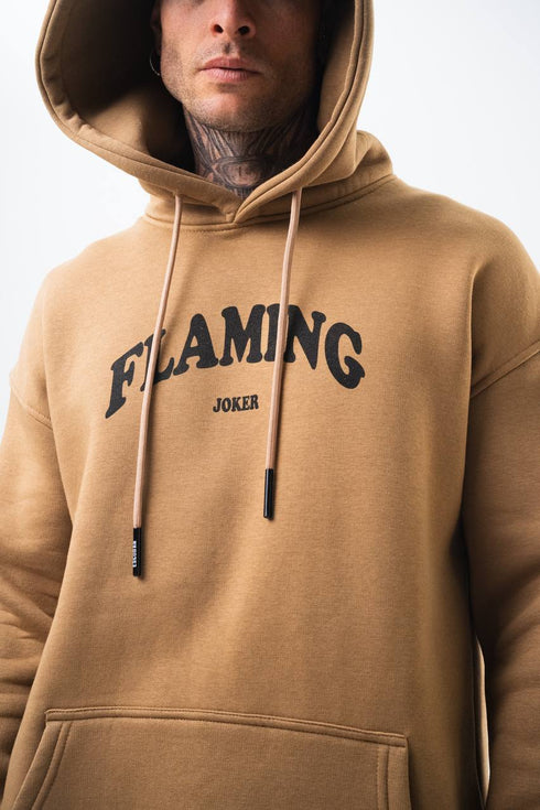 Flaming "Joker" Graphic Unisex Hoodie – Edgy Streetwear
