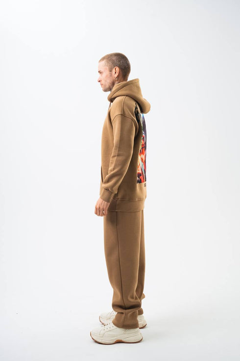 Flaming "Joker" Graphic Unisex Hoodie – Edgy Streetwear