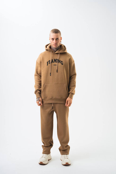 Flaming "Joker" Graphic Unisex Hoodie – Edgy Streetwear