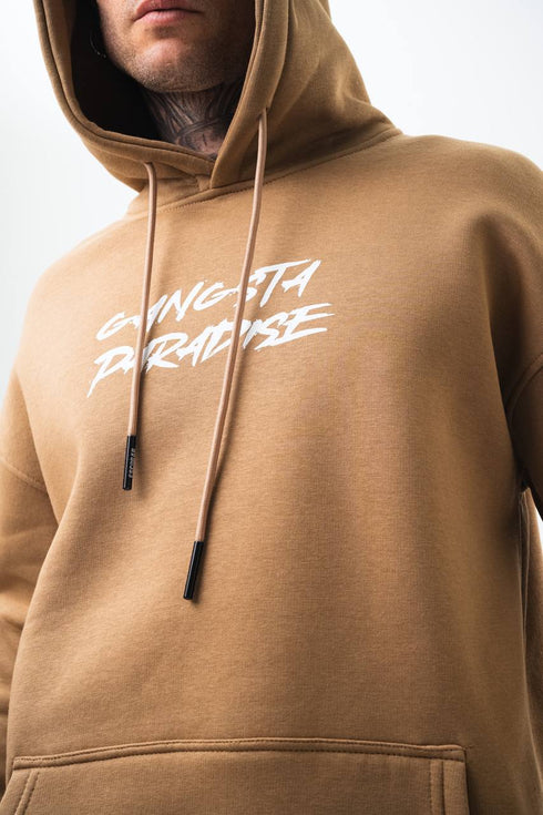 Oversize 'Gangsta Paradise' Graphic Hoodie - Heavyweight Streetwear Hooded Sweatshirt