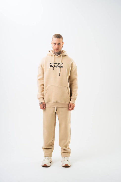 Oversize 'Gangsta Paradise' Graphic Hoodie - Heavyweight Streetwear Hooded Sweatshirt