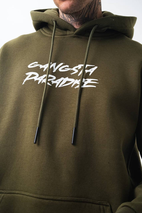 Oversize 'Gangsta Paradise' Graphic Hoodie - Heavyweight Streetwear Hooded Sweatshirt