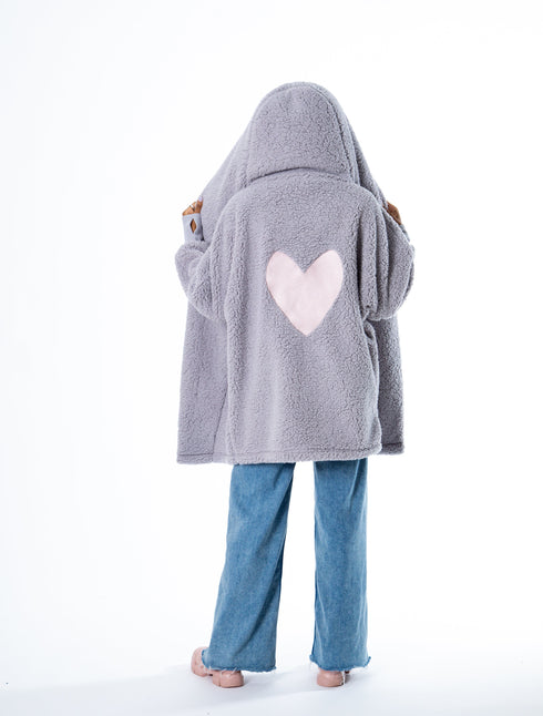 Classic Heart Sherpa Lounger Jacket