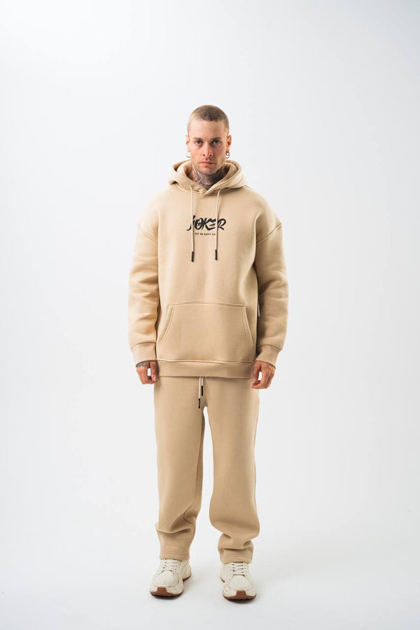 Oversize 'Joker' Graphic Hoodie - 'Put on a Happy Face' Streetwear Sweatshirt