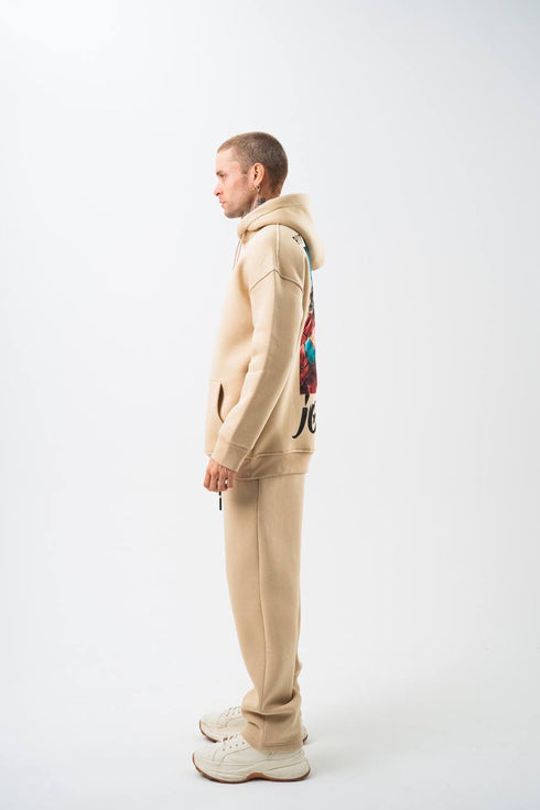 Oversize 'Joker' Graphic Hoodie - 'Put on a Happy Face' Streetwear Sweatshirt