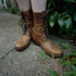 Light Brown Victorian Ankle Boots