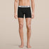 Men's Classic Black Boxer Brief Underwear with Pouch