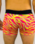 Men's Electric Zebra Boxer Trunk Underwear with Pouch